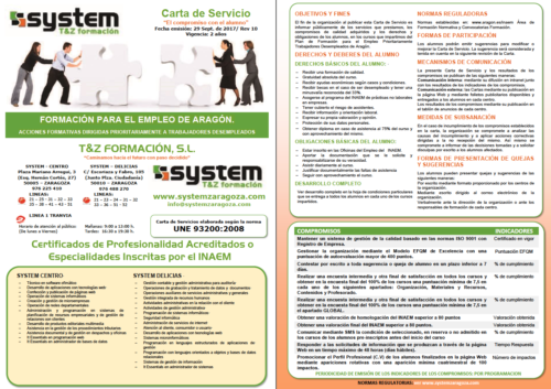 carta de servicios